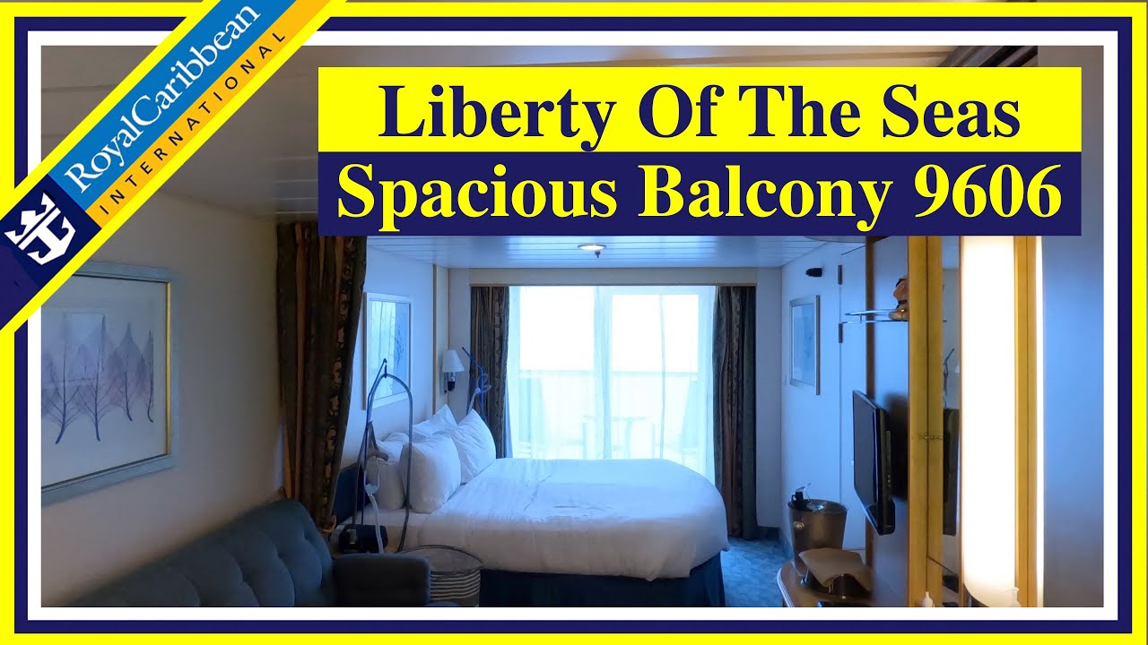 Spacious Balcony tour:  room 9606 on the Liberty Of The Seas