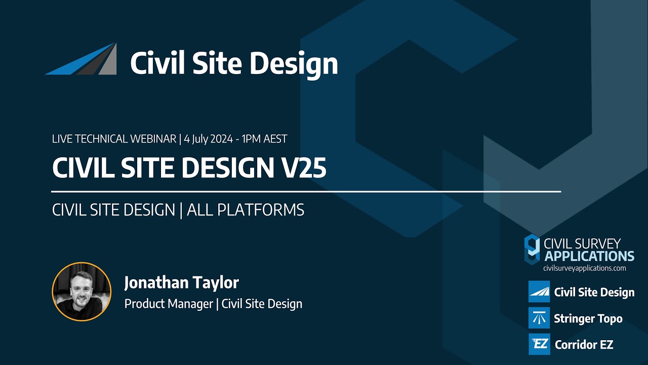 Webinar | Civil Site Design V25