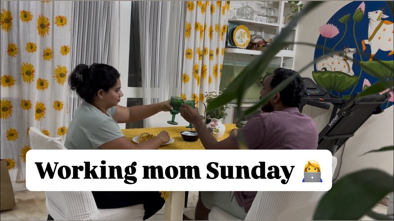 Pest control || egg dhum biryani || flowers for peace || working mom Sunday routine 