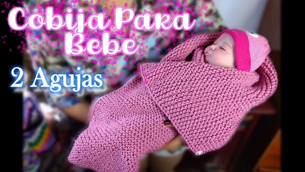 COBIJITA tejida a 2 AGUJAS super FACIL/puro punto derecho