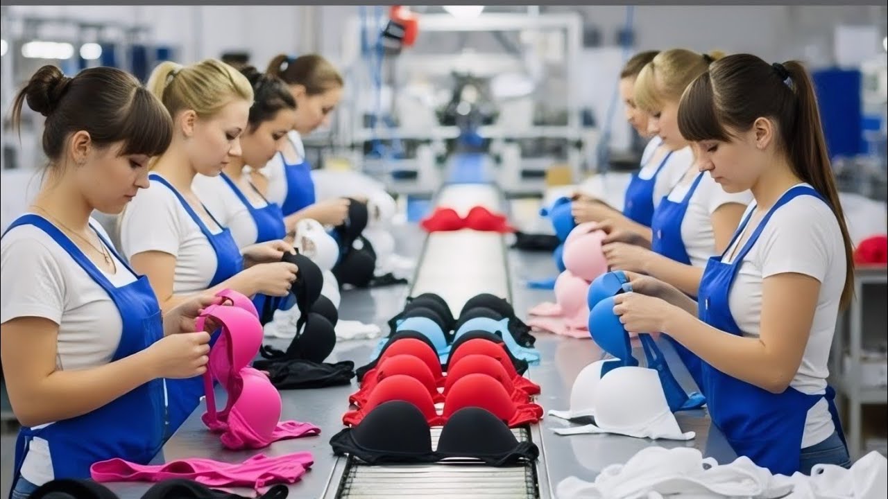 How Women’s Bras Are Made in Factories | Step-by-Step Manufacturing Process