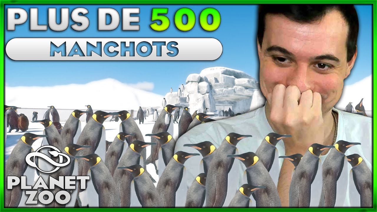 Mettre plus de 500 MANCHOTS dans un ENCLOS | CHALLENGE | PLANET ZOO