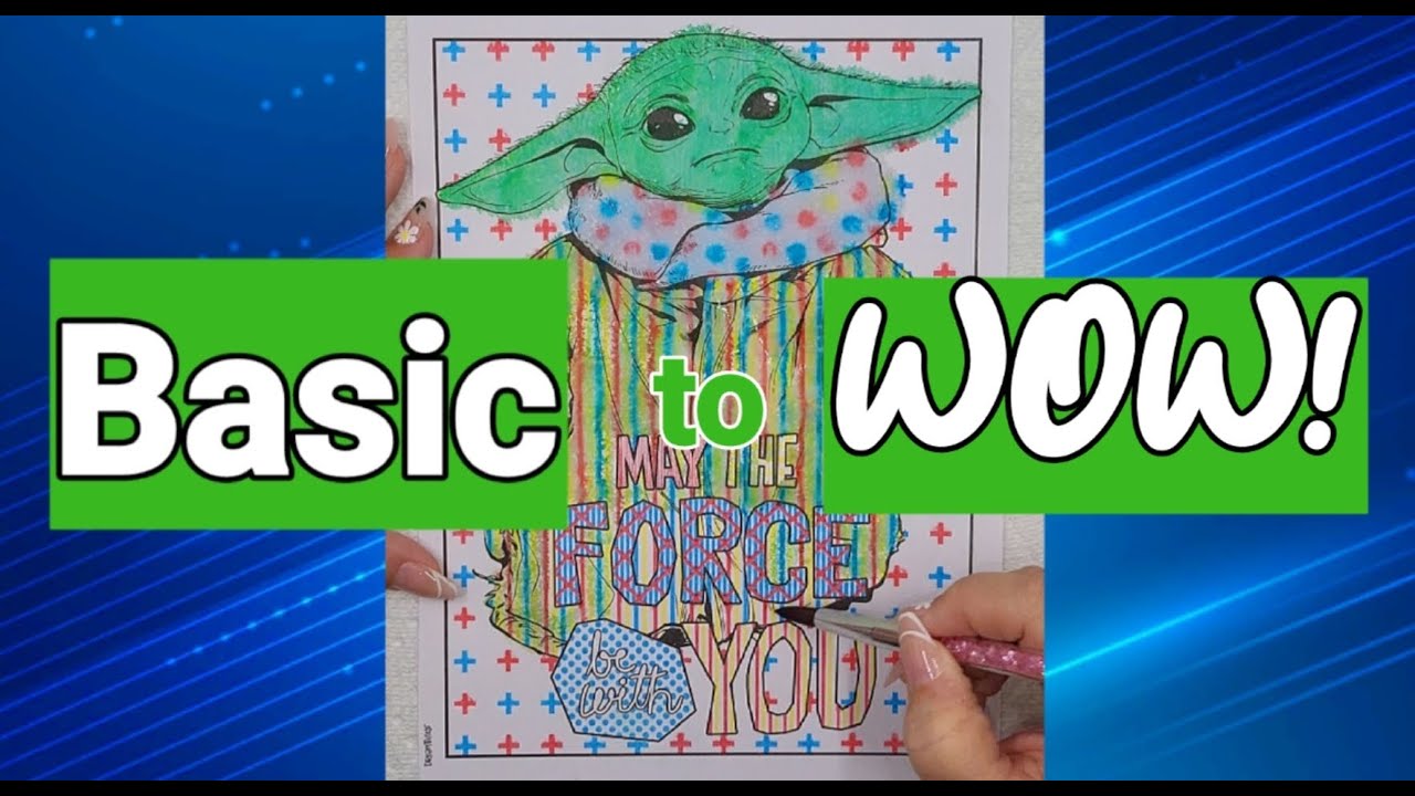 Unleash Your Creativity: Turning Basic into WOW! Grogu @treasureonpaper
