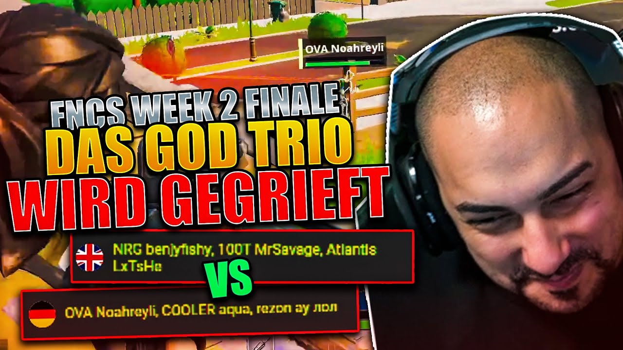 😲😩 BENJYFISHY, LETSHE & MRSAVAGE werden von AQUA's TRIO GEGRIEFT | FNCs Week 2 Finale Teil 1