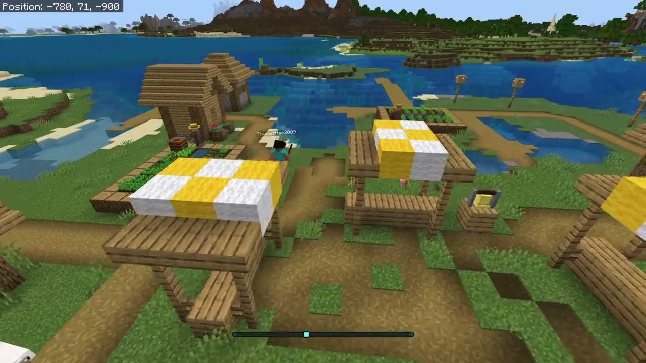Having a friend find the five secret bases I built in Minecraft