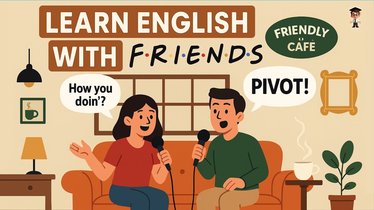 Learn Real English with the TV Series FRIENDS - Everyday Expressions You Must Know | English Podcast