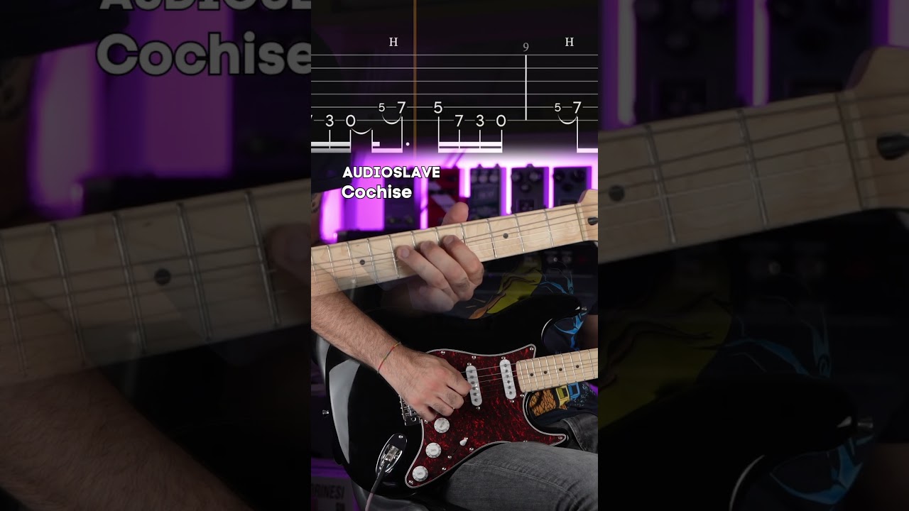 AUDIOSLAVE - Cochise Tutorial & TABS