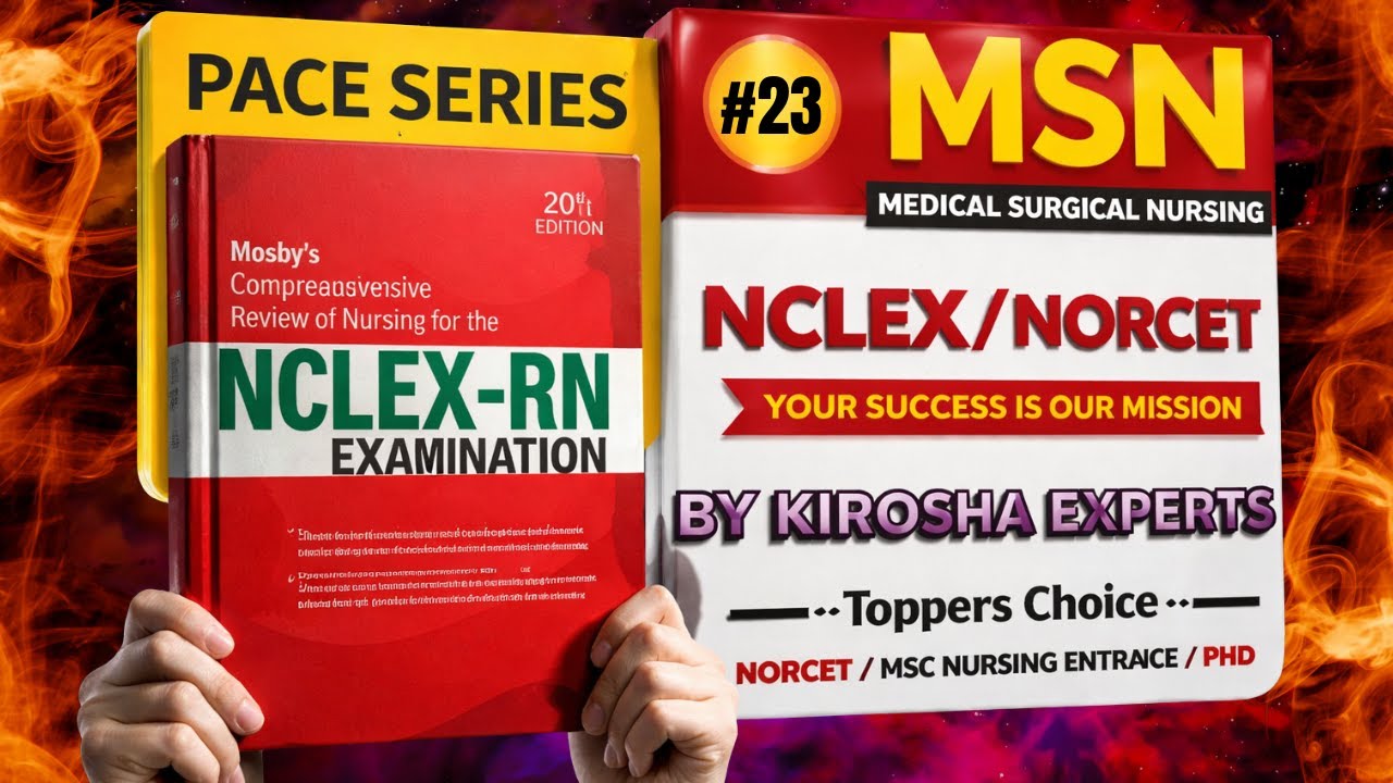 MOSBY Complete Solution | PACE SERIES 23🔥 | Nursing Competitive Exams की Full तैयारी | LIVE 10 PM