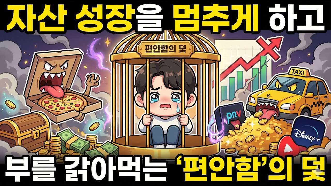 자산 성장을 멈추게 하고 부를 갉아먹는 편안함의 덫