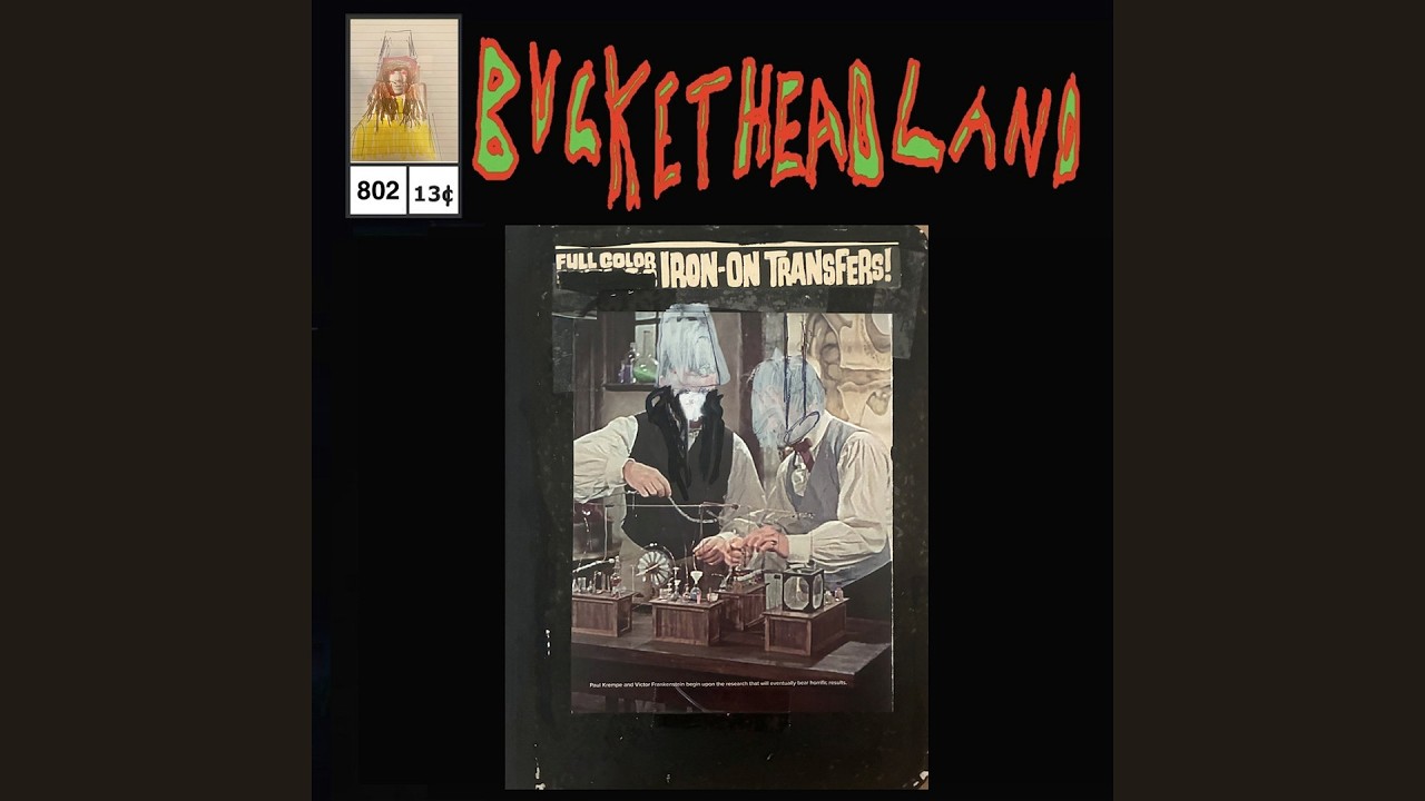 Buckethead  -  Full Color Iron on Transfers (Pike 802)