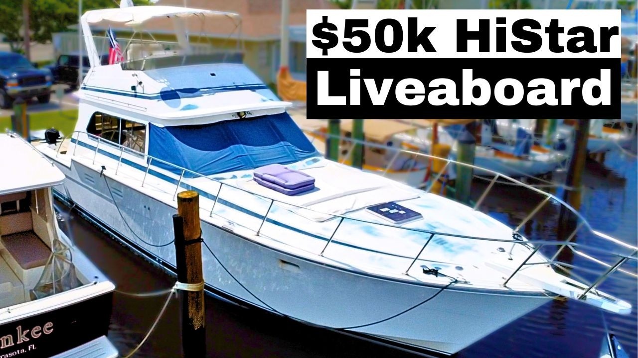 Under 50' & $50k Low Price Liveaboard | 48’ HiStar Convertible | Harbor Yachts