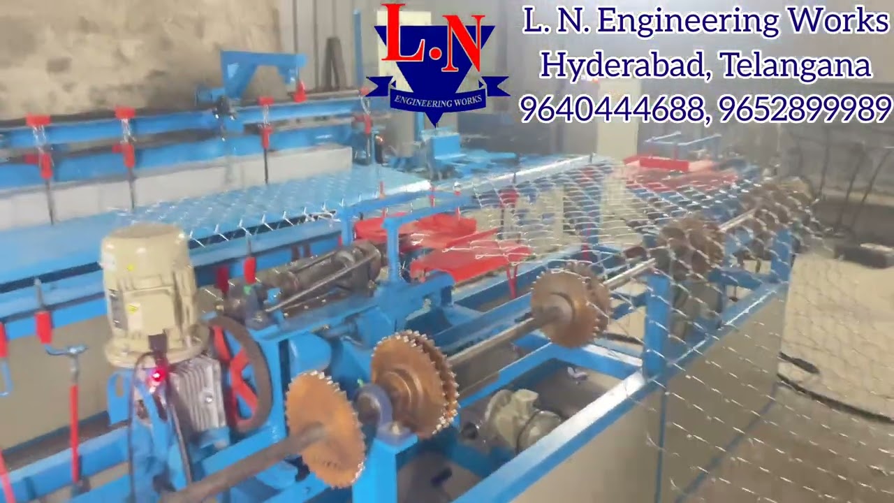 Fully Automatic Chain Link Machine Installation at Kulkacharla Telangana | L. N. Engineering Works
