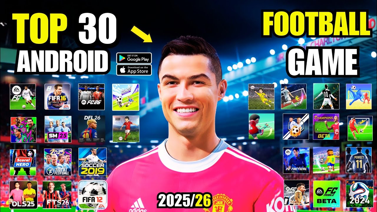 🔥 Топ-30 лучших футбольных игр для Android 2025/26 ⚽ (Оффлайн + Онлайн)