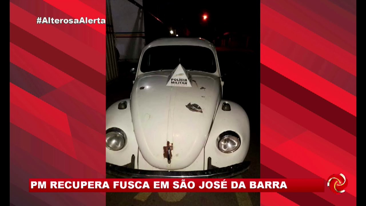 Fusca recuperado em S&atilde;o Jos&eacute; da Barra
