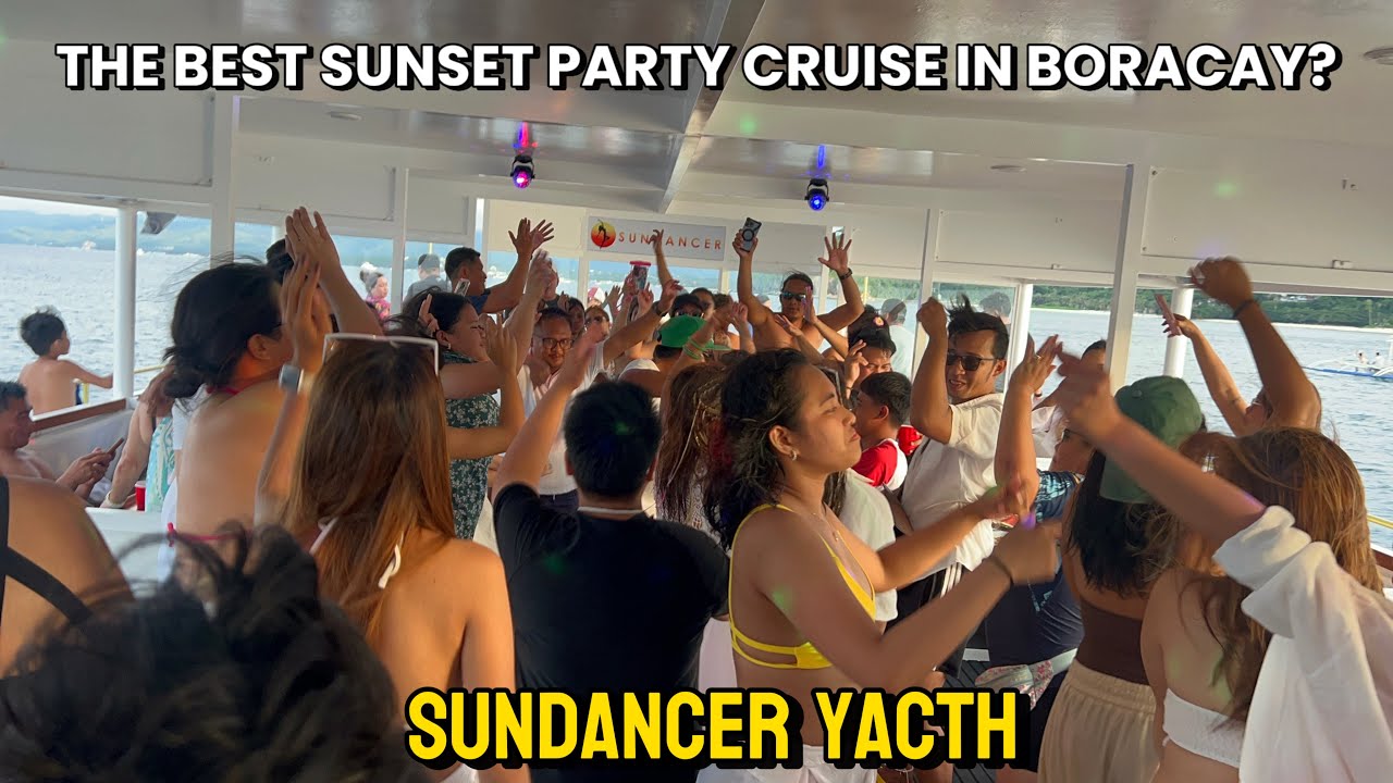 This BORACAY Sunset Cruise on a Sundancer Yacht Will Blow Your Mind! | Philippines 