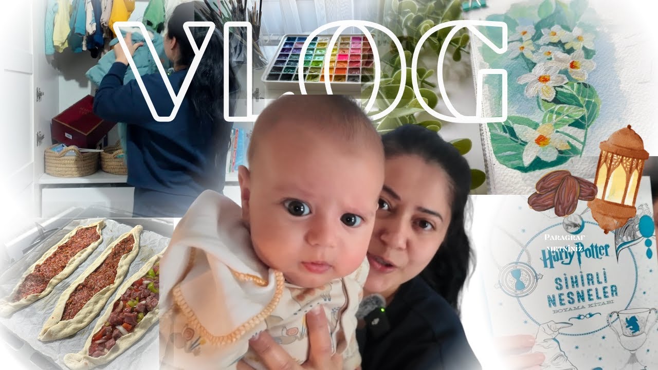 VLOG I Emzirirken Oruç Tutmak I Ramazana Hazırlık I İftar ve Sahur Sofrası I  Ev Temizlik Spor Resim