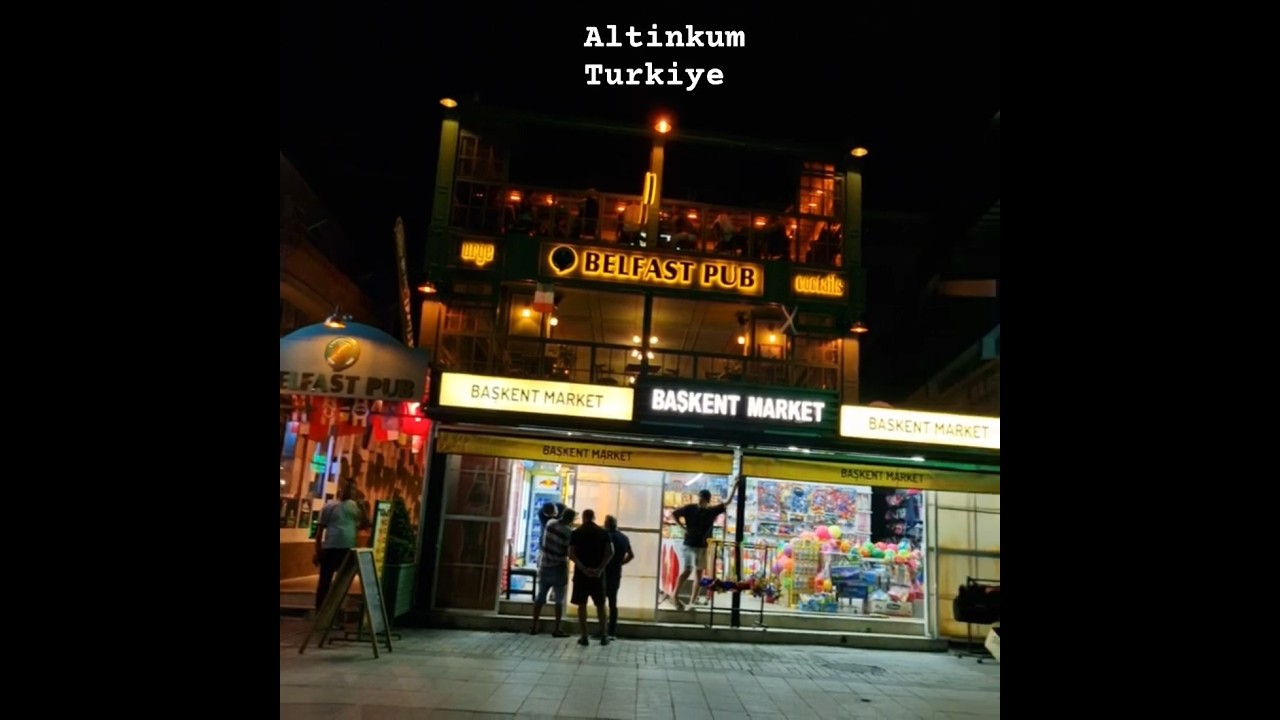 🇹🇷Altinkum Bars🍹🍻 #bar #turkey #shorts