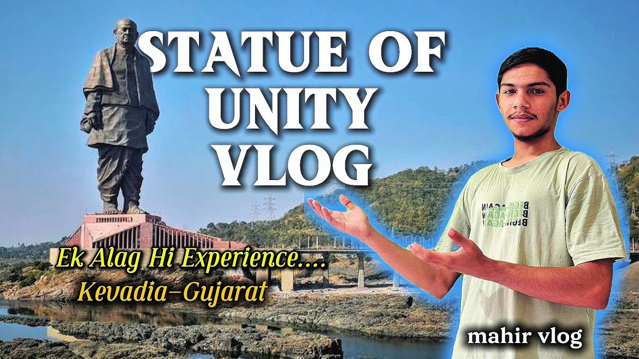 👉 First Time Statue of Unity Vlog 😲 | Gujarat Travel