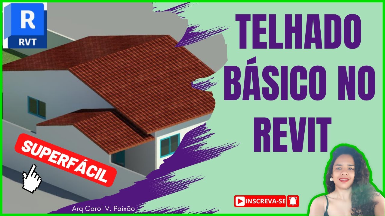 TELHADO BÁSICO NO REVIT - SUPERFÁCIL
