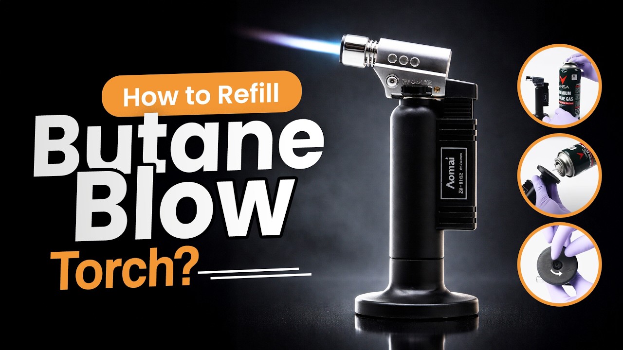 How to Refill Jinguang Butane Gas Micro Soldering Torch | Step-by-Step Guide | Dentalkart