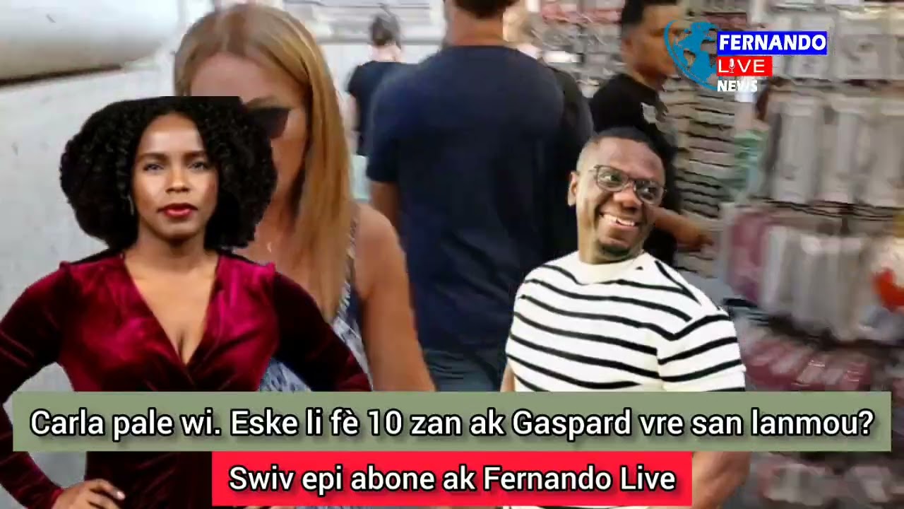 Carla ap depoze frans&egrave; ....Nou tande bagay yo