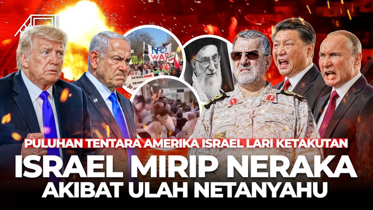 Kondisi Israel Mencekam China Rusia Bersatu Pasang Serangan ke Tel Aviv! Negara Muslim Berkhianat?