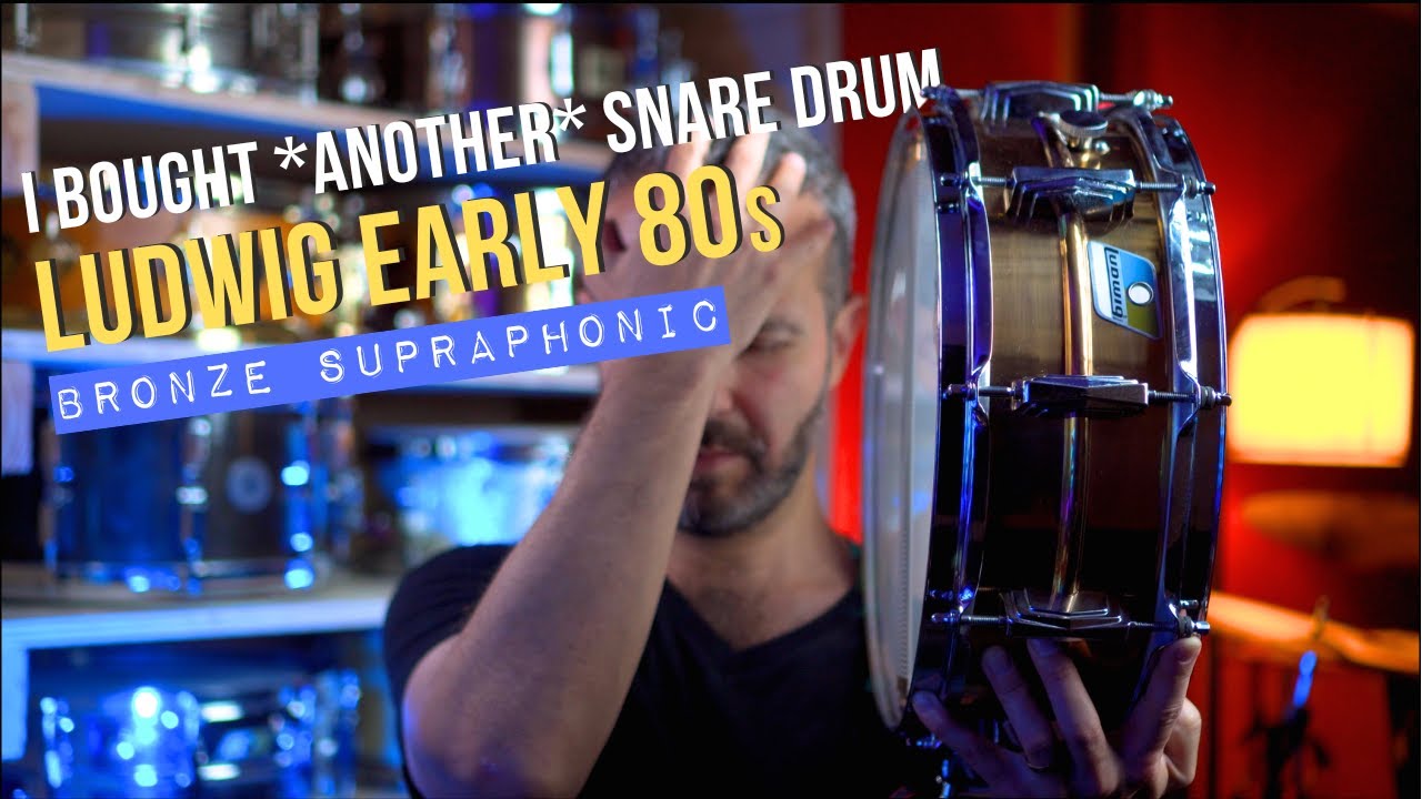 I DON’T Need Another Snare, BUT, I Couldn’t Pass Up This Vintage Ludwig Bronze Supra