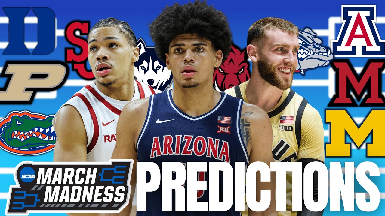 Predicting EVERY Game of the 2026 March Madness Tournament (INITIAL REACTION)
