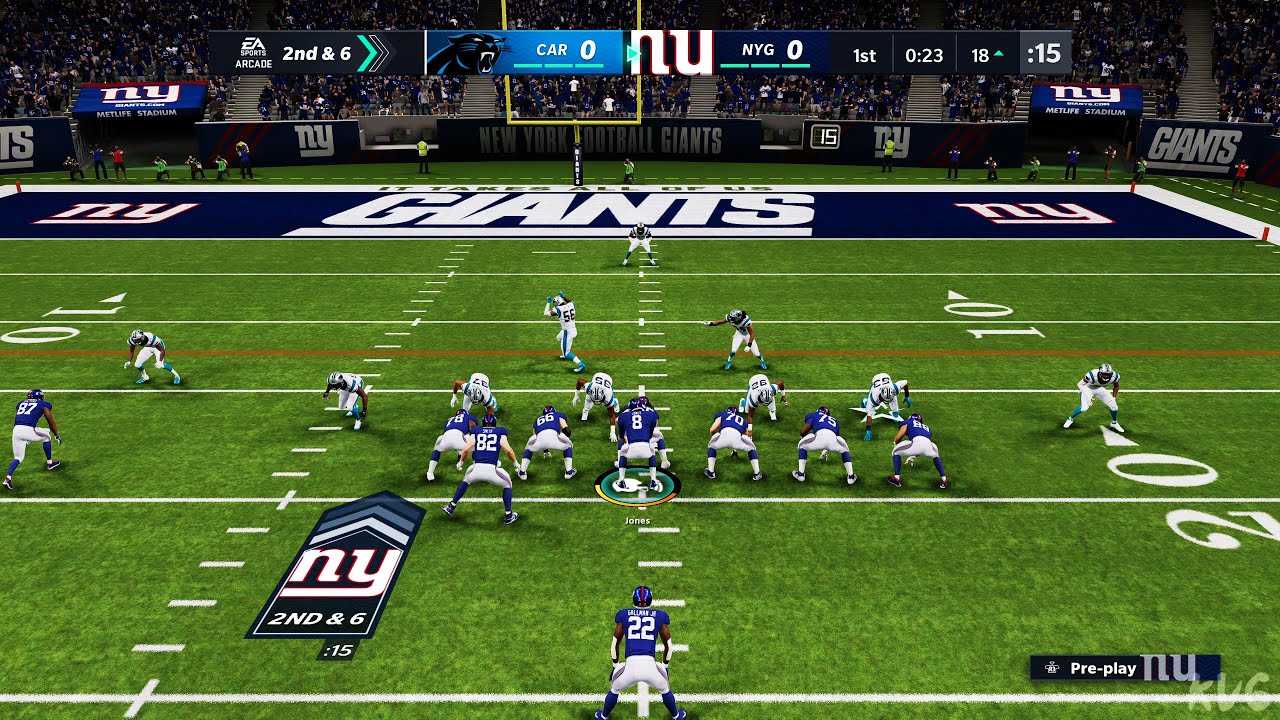 Madden NFL 21 - Carolina Panthers vs New York Giants - Gameplay (PS5 UHD) [4K60FPS]