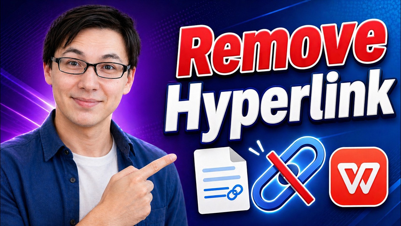 How To Remove Hyperlink In WPS Office [2026 Guide]