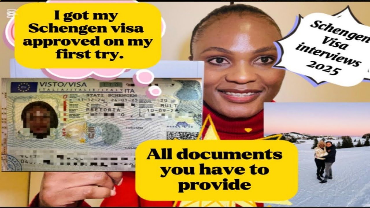 Latest European Schengen Visa interview 2025/Italian Embassy in Pretoria 🇿🇦travelled from Namibia 🇳🇦