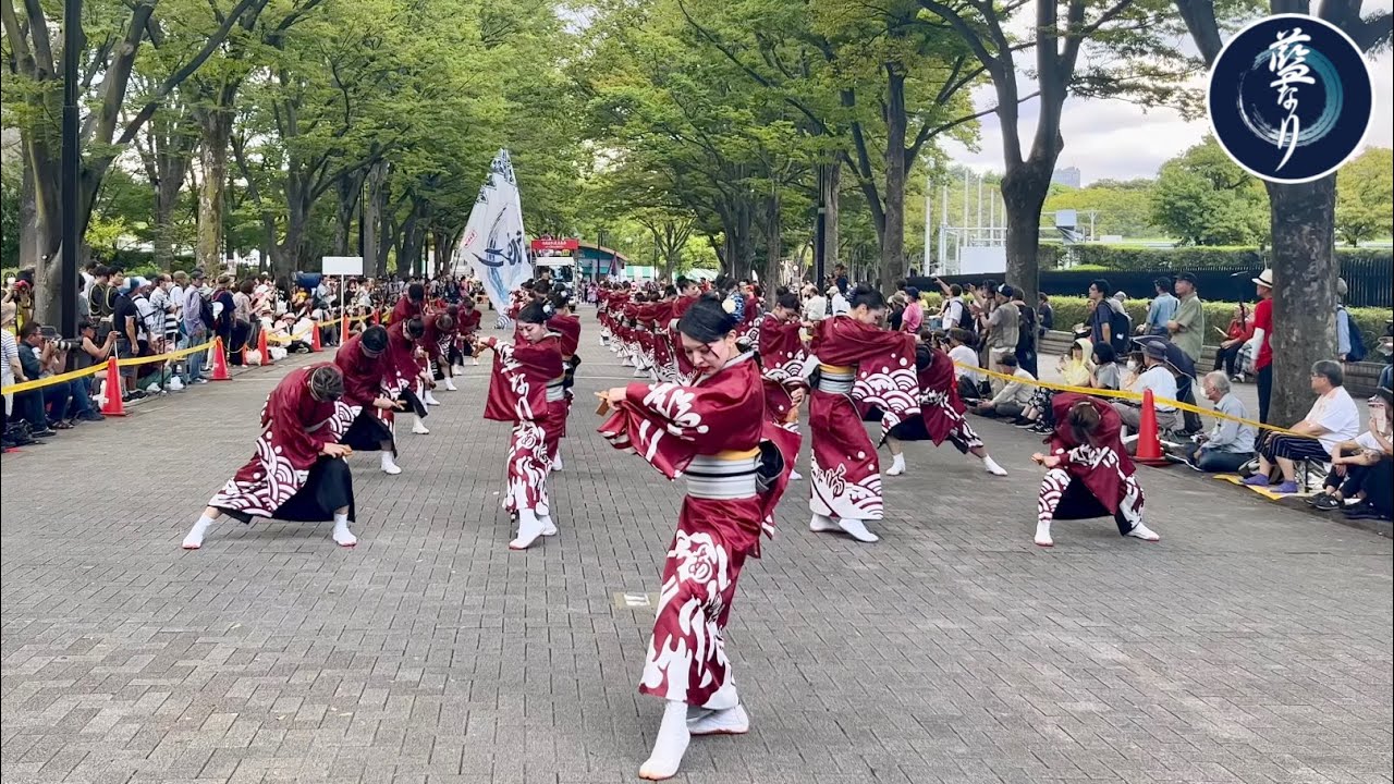 藍なり 原宿表参道元氣祭スーパーよさこい2023 8/26 NHKストリート【鳴動～あらたな時～】
