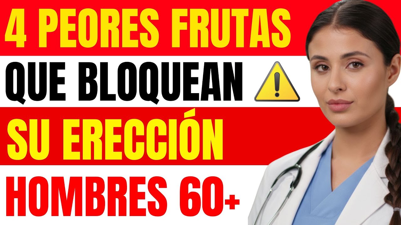 4 frutas que PERJUDICAN la erección (sin que lo sepas) + 4 que ayudan