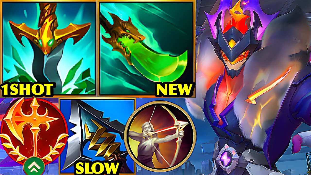 Wild Rift China Aatrox Top | 18KILL BUFFED Conqueror × Shojin AATROX Build Runes | Sovereign Rank