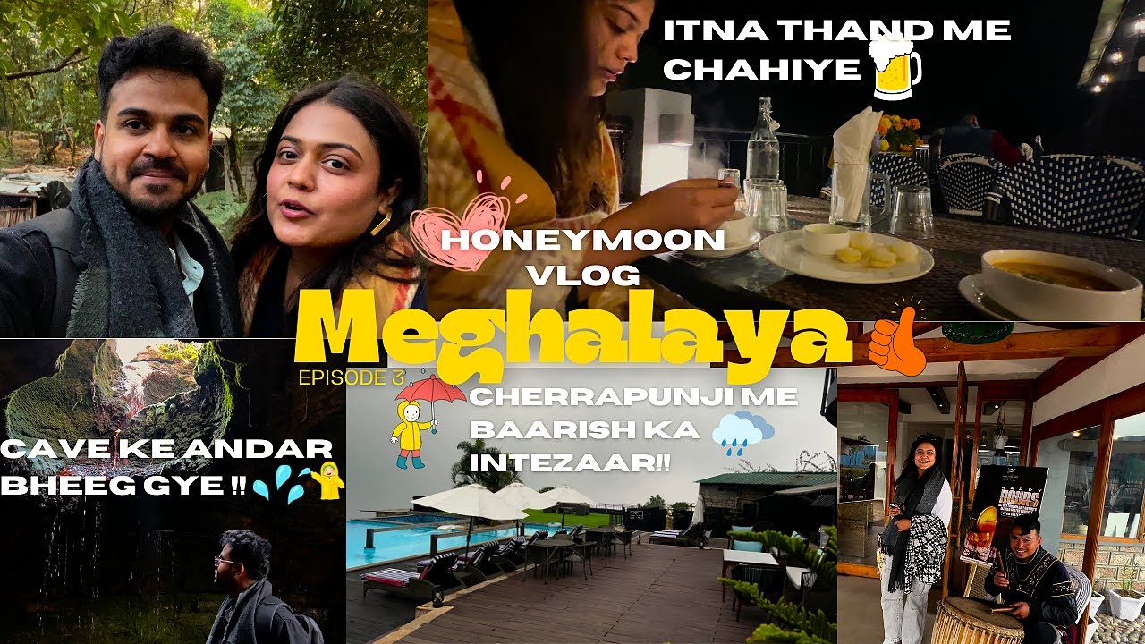 Is Meghalaya Safe for Honeymoon? ❤️ 🌈🌄 Our Romantic Mountain Stay & Scary Cave Adventure!