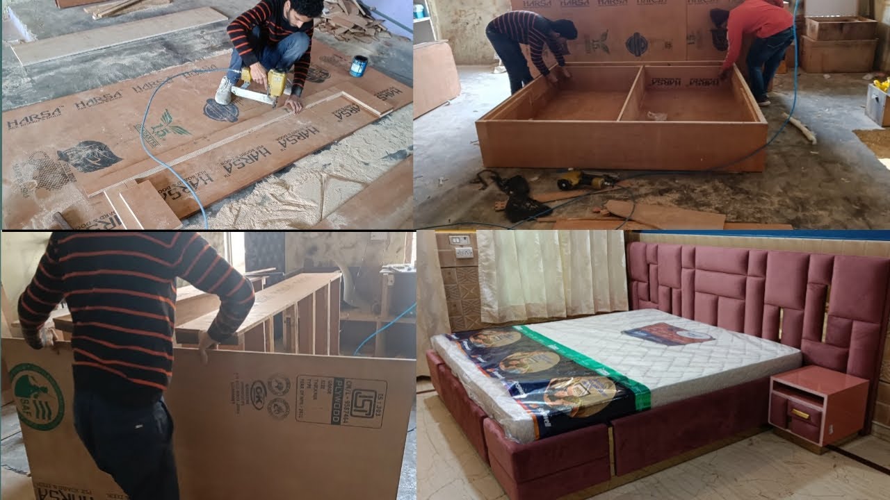 Haw to low cost high Quality bed making stap by stap process | sofa king | #sofa #bed #furniture