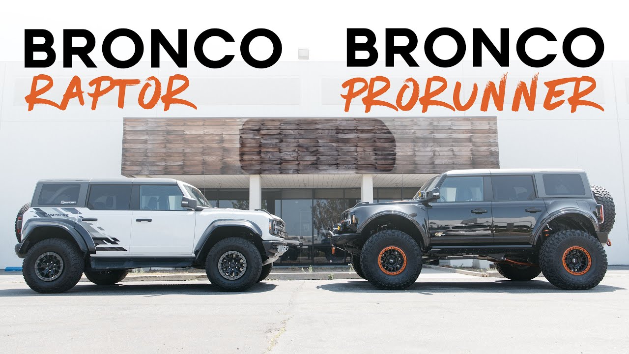 Ford Bronco Raptor vs Bronco ProRunner | Bronco Raptor Killer?