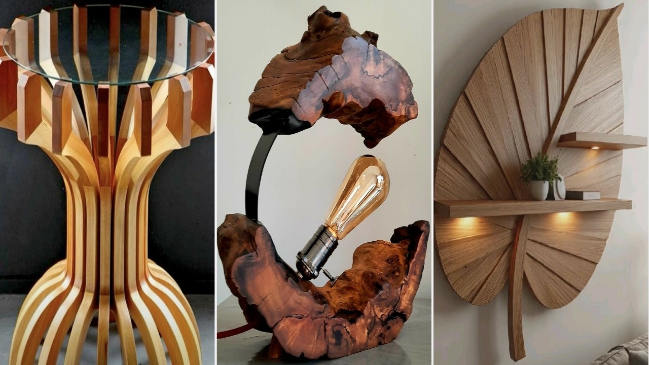 Creative Scrap Wood Project Ideas for Interior Design and Home Decor | DIY Wood Crafts