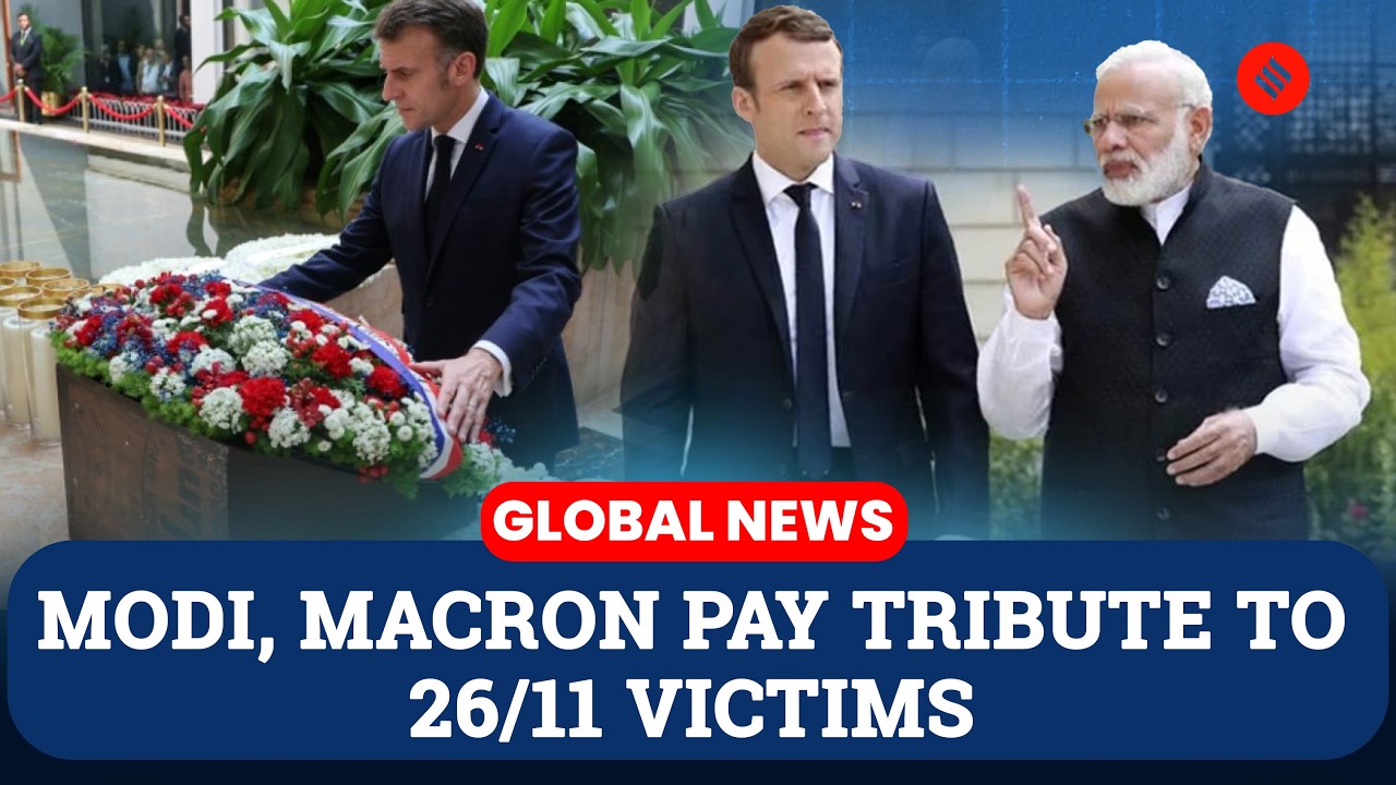 Modi, Macron Hold Mumbai Talks; Tribute To 26/11 Victims