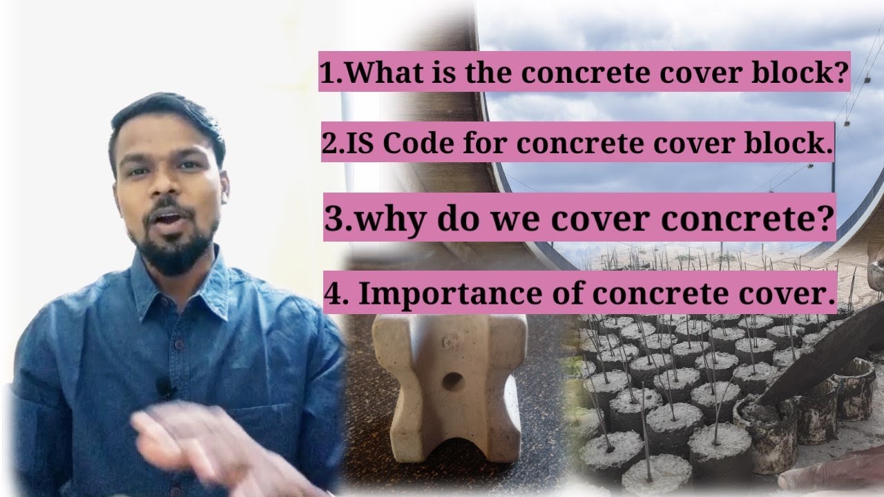concrete cover block || what is the concrete cover? / why do we cover concrete? & it's importance