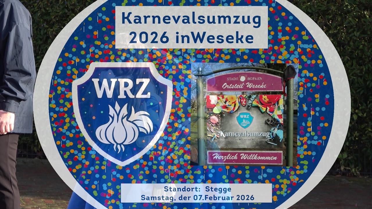 2026-02-07---Weseke--Karnevalsumzug 2026--Standort--Stegge---FralTV