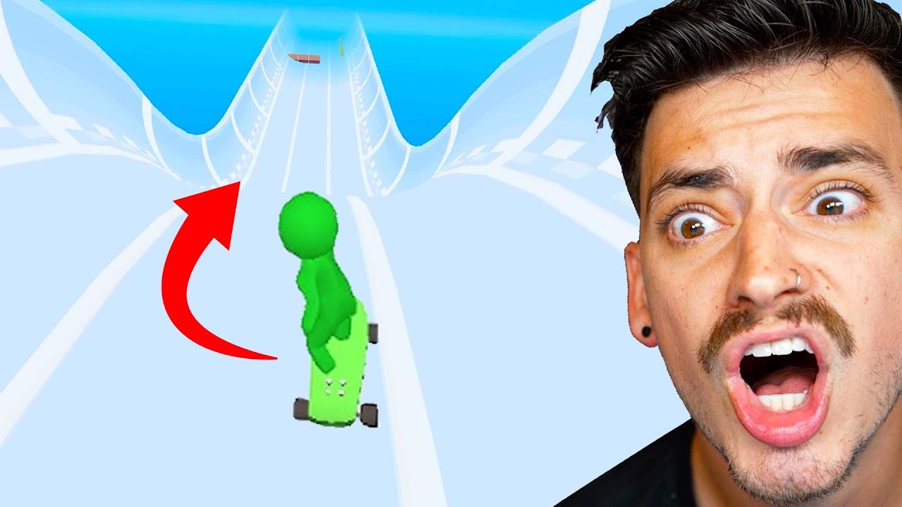 SKATEBOARDING DOWN GIANT RAMPS! (Turbo Stars)