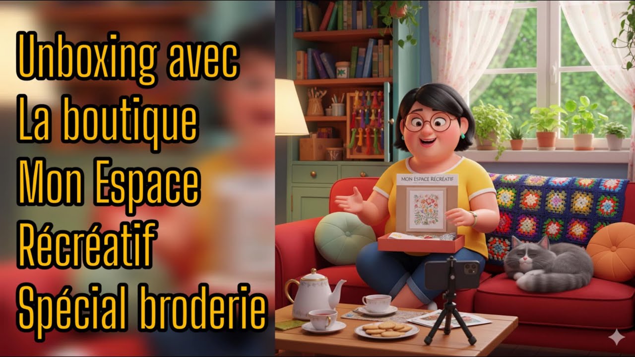 Unboxing avec la boutique Mon Espace Récréatif Spécial Broderie