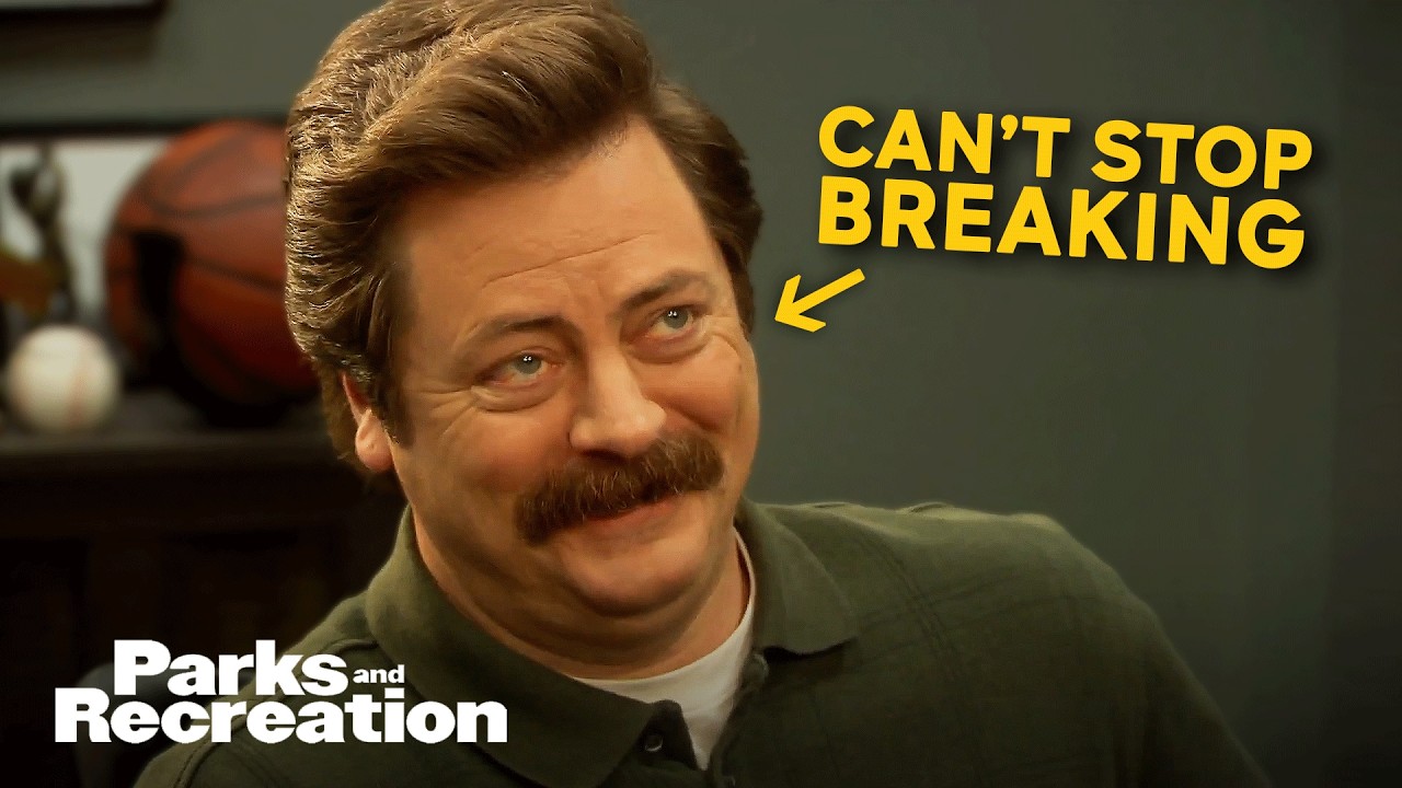Nick Offerman&rsquo;s Funniest Breaks and Bloopers
