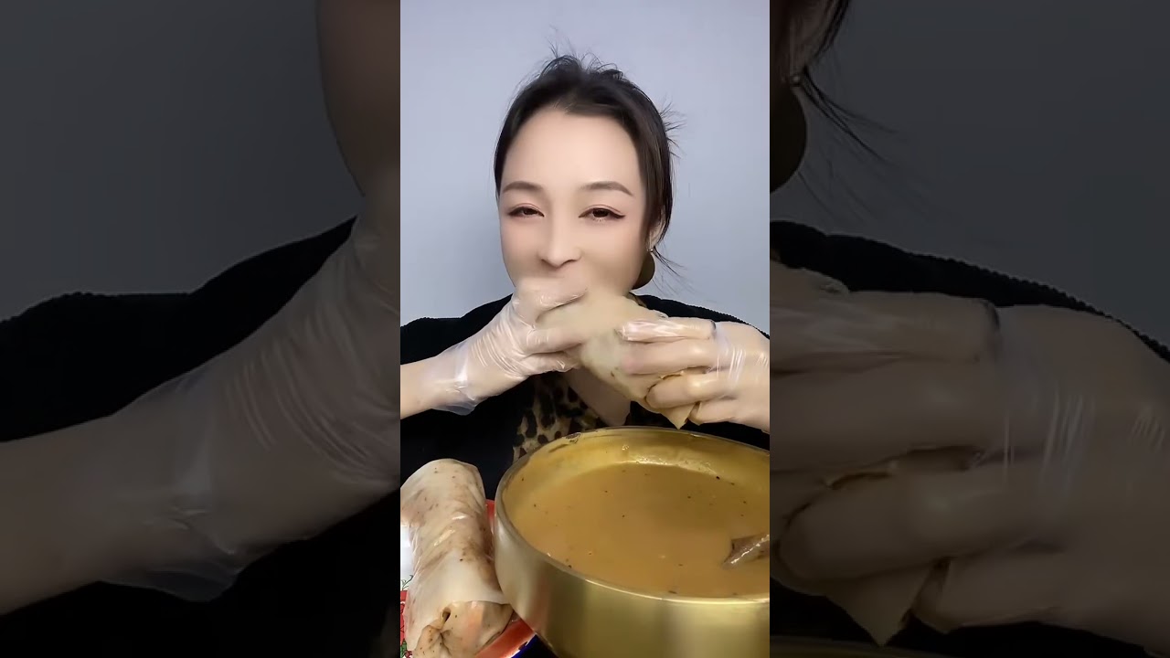 凉皮卷#长视频吃播 #大口吃肉超过瘾  #爱上美食  #妈呀太香了#同款在橱窗