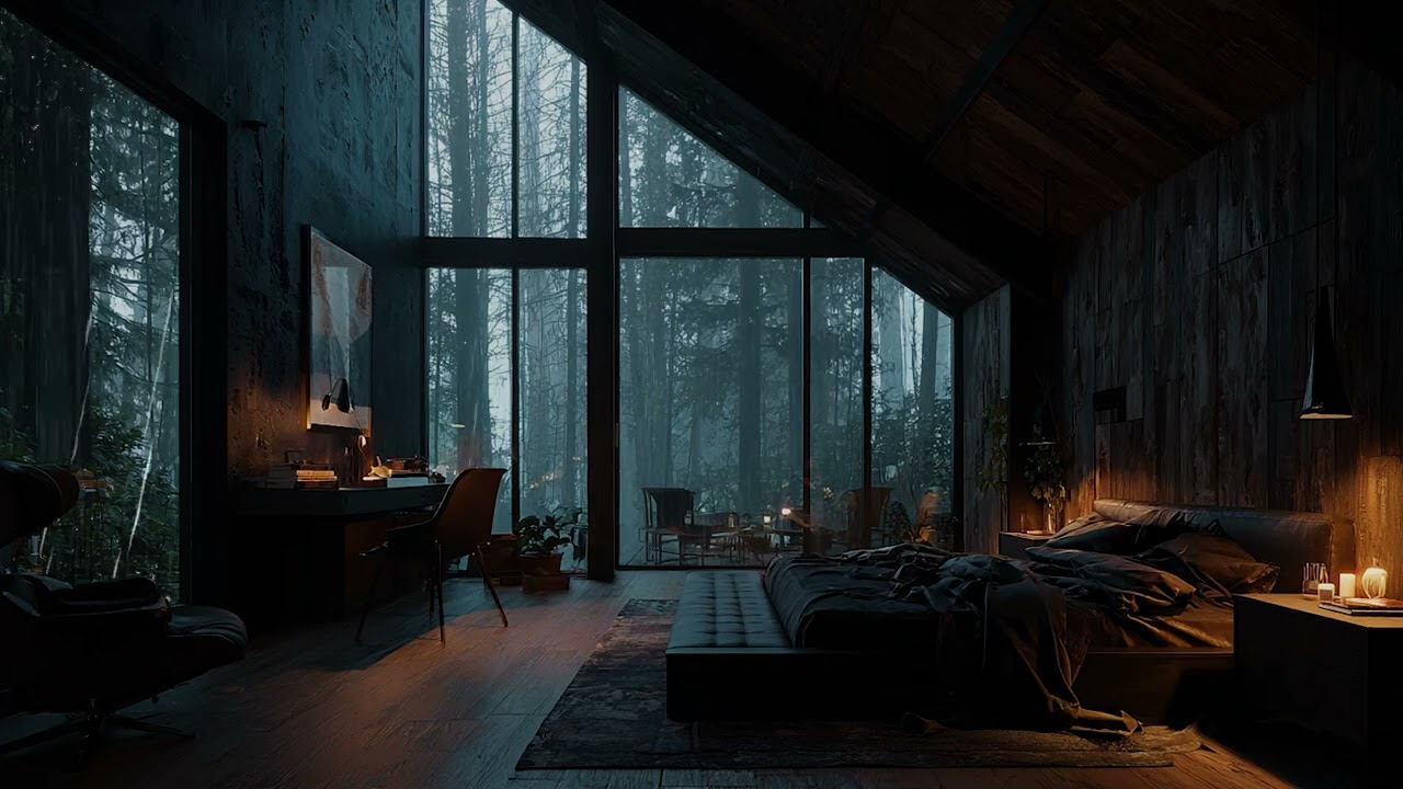 Relaxing Rain Ambience and Gentle Piano | Soothing Sounds for Deep Sleep and Stress Relief