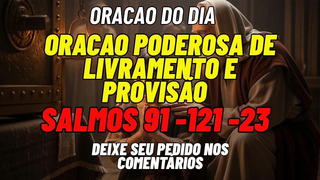 ORACAO DO DIA // 10 MARÇO // SALMOS 91-12-23 #oracaododia