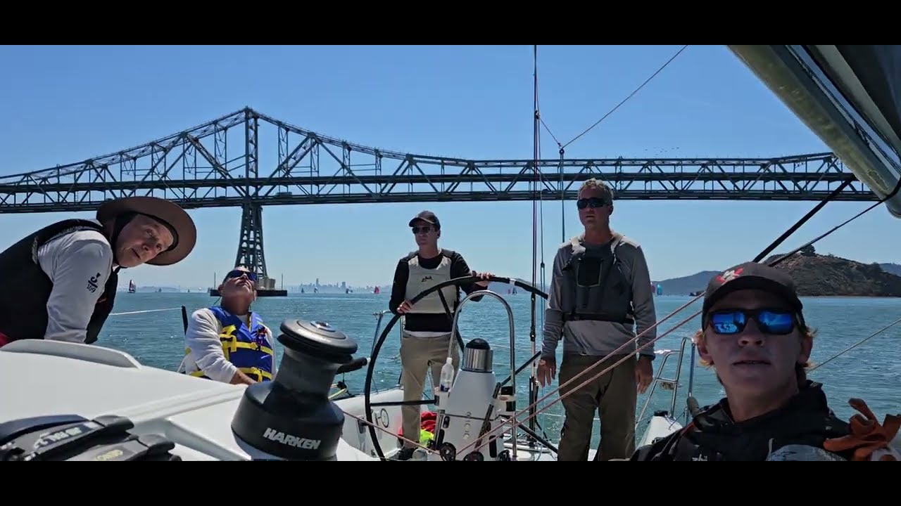 Velvet Hammer J/125 Jazz Cup 2025 SFBay to Carquinez Straits to the finish in Benicia