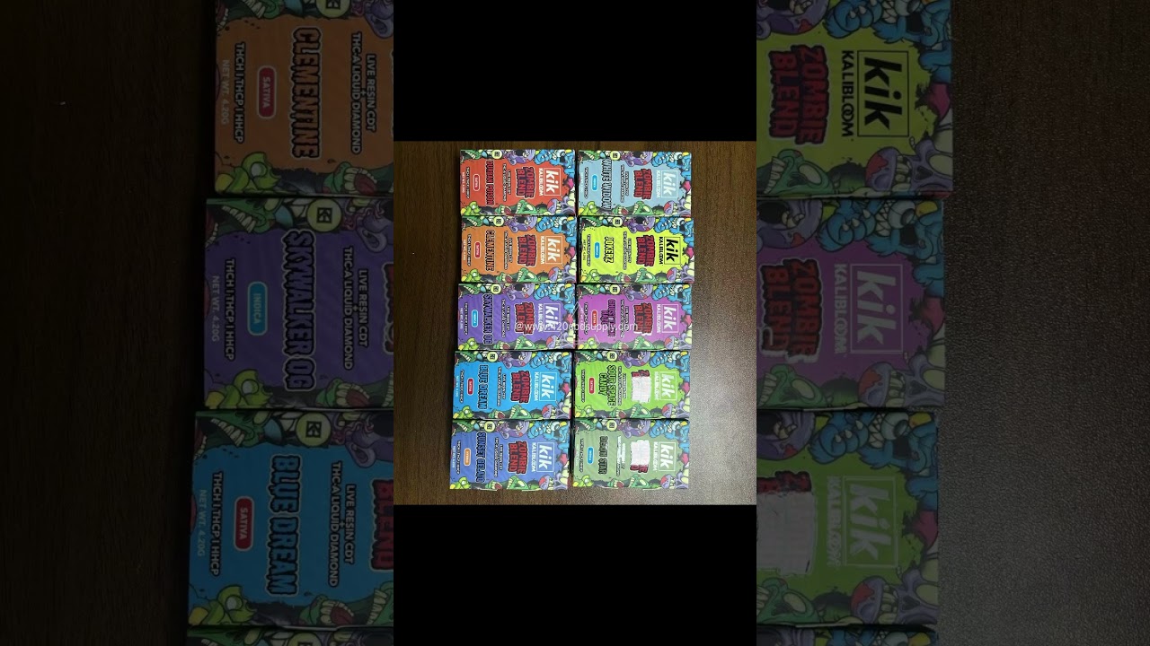 wholesale empty Kalibloom KIK Zombie Blend Liquid Diamond Disposable