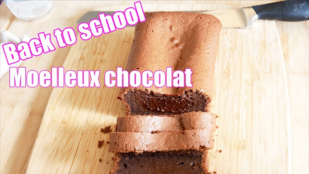 Moelleux au chocolat 🍫BACK TO SCHOOL ✏️